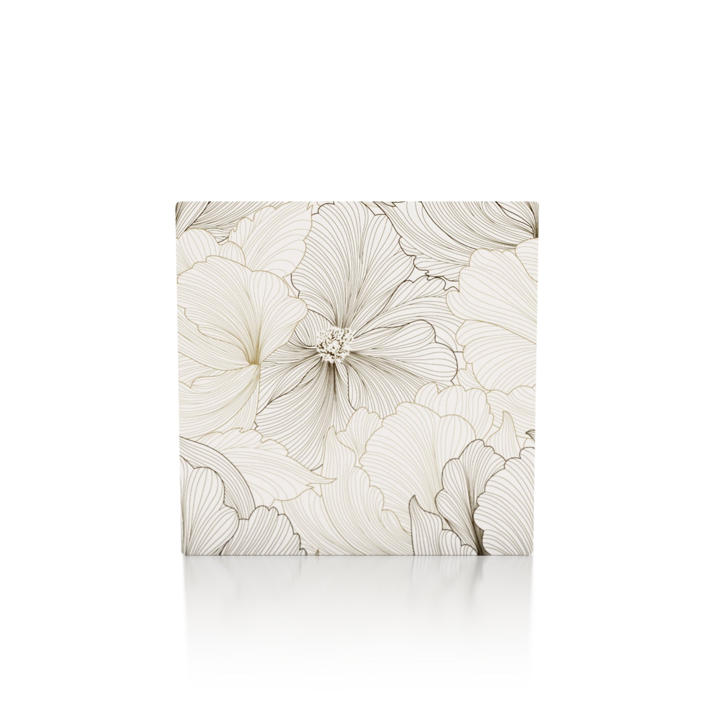 Rustic Brown floral paper placemats